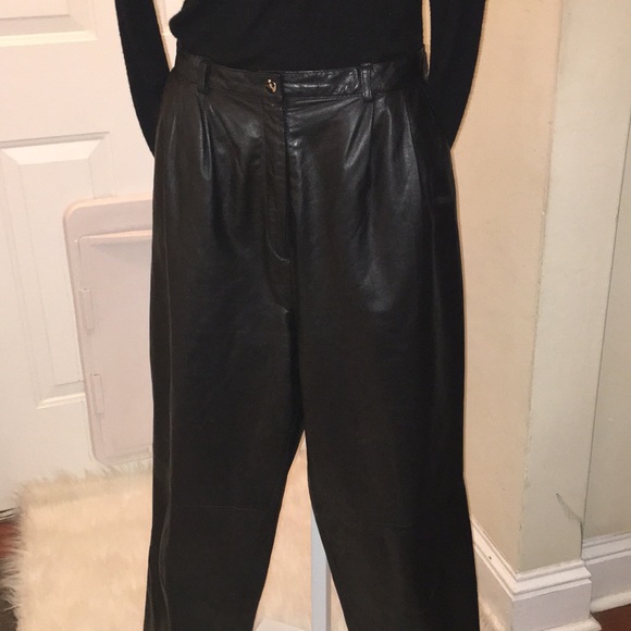 Lord & Taylor | Pants & Jumpsuits | Lord Taylor Leather Pants | Poshmark